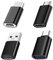 NXPUXP Adattatore USB C(4 Pezzi),Adattatore USB C a USB 3.0 OTG,Adattatore USB C a Micro USB,Compatibile con Laptop,Cellulari,in Auto,Trasferimento Dati Per