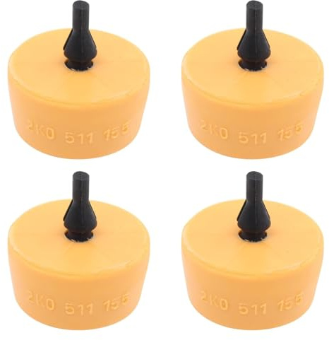 IUSOT 4 Stück Anschlagpuffer Federung Blattfeder für Caddy 2K Gummipuffer Hinterachse Feder Blattgummi für Caddy 3 2004-2015 Ersatzteil 2K0511155A Hochwertiger Federungspuffer für Blattfeder