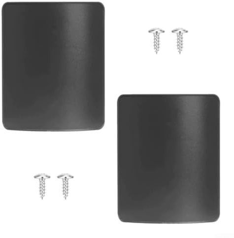 Paquete de 2 soportes de matrícula de repuesto compatibles con M365 Pro2 con tornillos de plástico para scooters eléctricos (negro)