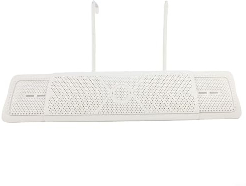 Yhenlovtt Deflector de viento para aire acondicionado, ajustable, anti-soplado directo, con longitud escalable y cubierta antipolvo, material de polipropileno para refrigeración interior comodidad y