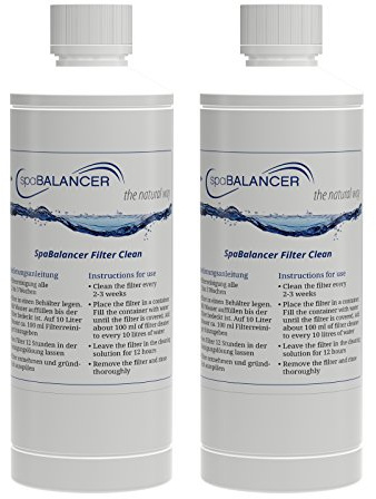 2er-Pack SpaBalancer Filter Clean Classic 0,5 l