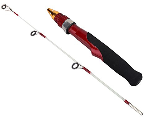 EIS Angelrute, 50 cm Leichte Mini 2 Abschnitte Winter EIS Fest Angeln Shrimp Rod Pole