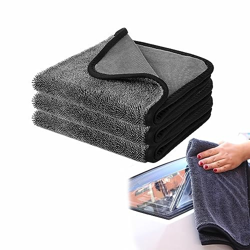 FOKH XXL Trockentuch, Trockentuch 40x60cm,Duschkabinen Tuch zum Wasser Abziehen in Dusche & Bad (3PCS)