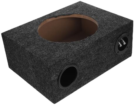 iplusmile 10-inch Car Subwoofer Enclosure Box Single Subwoofer Ported Sub Box for Vehicle Audio Upgrade Compatible with Trucks and Cars