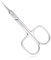 THRAU Forbici per Cuticole Extra Sottili per Manicure e Pedicure, Lama Curva, Kit di Cura per Unghie, Sopracciglia, Ciglia e Pelle Secca