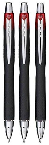Uni Ball Red Jetstream Retractable Broad Rollerball Pen SXN-210 (Pack Of 3)