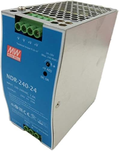 MeanWell NDR-240-24 Transformateur sur rail industriel 24 V 240 W 10 A