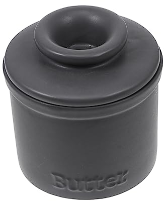 RORPOIR Vorspeisenteller 1 Stück Butterdose Salatbehälter Für Kühlschrank Teebehälter Vorspeisentablett Porzellan Lebensmittelaufbewahrungsdose Crock Butterteller Butterhalteglas Küche