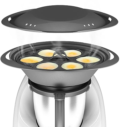 mixegg Pochiereinsatz kompatibel mit Thermomix TM6 TM5 TM31, Eierkocher Eier Pochierer, Zubehör