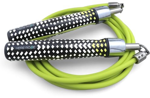 Hererope 1/4LB Weighted Jump Rope For Men Women Fitness - L Size