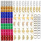 Generisch Haarserum Haarwachstum Hair Braid Pearl Ringe 130PCS Dreadlocks Hair Hair Care Shampoo Haarwachstum Beschleunigen (multicolor, One Size)