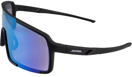 ALPINA VASBA, occhiali sportivi alla moda per adulti - black matt blue - M