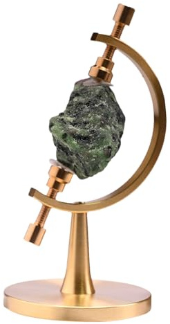 Gupcaqosjw Soporte para piedras para presentación - Organizador de bolas ajustable, con pinza acolchada para soporte de cristal, para ejemplares, piedras preciosas, coleccionables, hogar, estantería y
