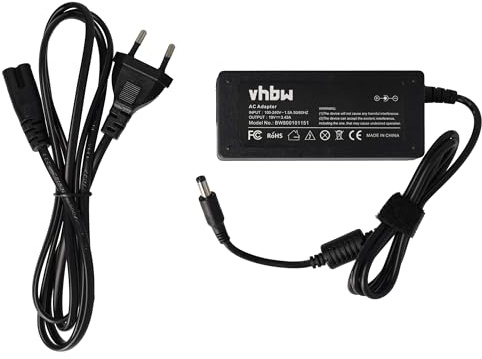 vhbw Notebook laptop-nättdel 19 V, 3,42A, 65W passar till Toshiba NB100 NB 100 Mini Netbook, NB200 NB 200 Mini Netbook