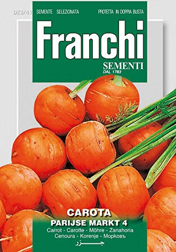 SEMI DI CAROTA PARIJSE MARKT 4 FRANCHI SEMENTI