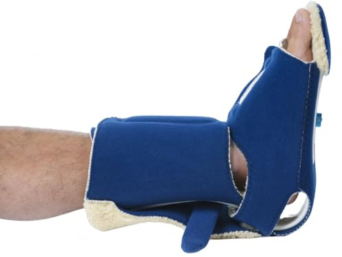 Comfy Splints Boot Orthopedic Foot Positioning Boot, Adult – Dark Blue, Fleece Lined for Pressure Relief and Foot Drop Support -CBOOT