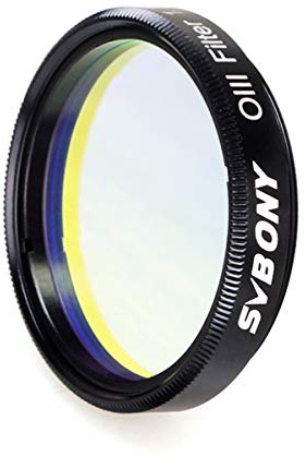 SVBONY SV115 O-III Filter Narrowband Cuts Light Pollution Filter for Astronomy Telescope (1.25 inch)