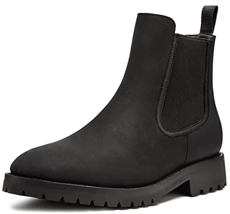 Thursday Boot Company Men's Legend Rugged & Resilient Chelsea Leather Boot, Black Matte, 9.5