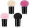 Sibba 4 x Mini Make up Schwamme Powder Puff Beauty Blender Pilz Flachkopfhalter Puderquaste mit Griff Gesicht Schwämmchen Applikatoren Kosmetik-Werkzeug für Flüssige Grundierung Foundation Concealer A