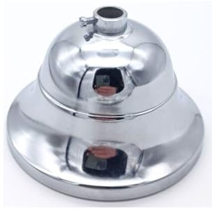 Rosone in metallo Cromo lucido D.90mm coppetta copri fili per lampadari a soffitto e sospensioni