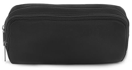 Lrocotanc Federmappe Jungen - Federmäppchen Schwarz - Federmappe Erwachsene - Pencil Case - Mäppchen Klein - Schüttelpenal - Mäppchen - Stiftemäppchen - Schulsachen (Schwarz)