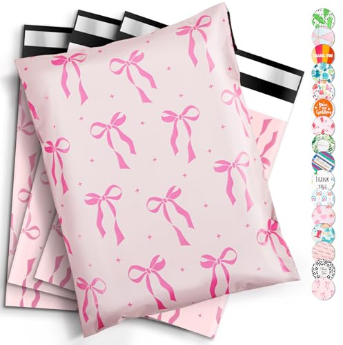 Wanxida 100 Piezas Bolsas Envio Vinted de Polietileno Plástico (25x35cm)