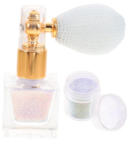 Mipcase Spray Pailleté Corps Brillant Vaporisateur Poudre Scintillante pour Maquillage Visage et Corps Effet Lumineux pour Soirées Mariages et Festivals