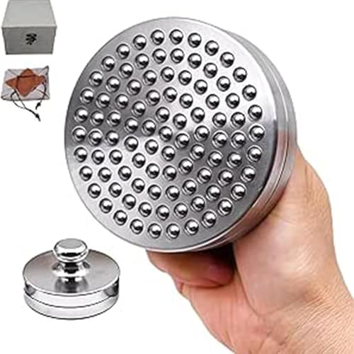 Zoienu Mushroom Baren Printmaking Press Stainless Steel, Even Pressure for Linocut & Scrapbooking, for Artists and Crafters (7cm)
