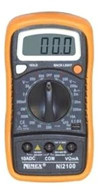 MULTIMETRO DIGITALE NIMEX TESTER INDICATORE LIVELLO BATTERIA ,CONTROLLO DIODI