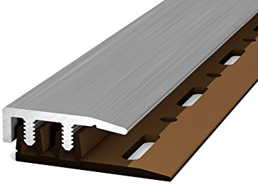 Prinz Profi-Design Abschlussprofil -Für Aufbauhöhen von 4,0 -7,5 mm Edelstahl gebürstet 270cm 21 mm