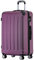 BEIBYE Hartschalen-Koffer Trolley Rollkoffer Reisekoffer Handgepäck 4 Rollen (M-L-XL-Set) (Violett, XL)