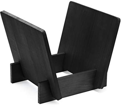 Dynavox ST40 Support Disque 33 T, Support en Bois de pin pour Environ 40 vinyles, Coloris Noir 207699 29 x 28,5 x 24,5 cm