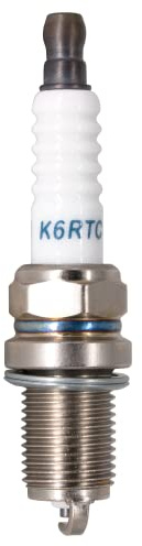 TORCH K6RTC Spark Plug Solid Terminal Repalce for BKR5E-11 V-Line 33 BKR6E BKR6ES FR6E-D Spark Plug, for K20PR-U Spark Plug, for DR15YC Spark Plug, for RC10YC Spark Plug, OEM