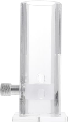 Mipcase Transparent Mouse Restrainer Adjustable Acrylic Fixer Tube for 35-45 Gram Mice Tail Vein Injection Abdominal Research Laboratory Clear Rodent Stabilizer with Sliding Stopper