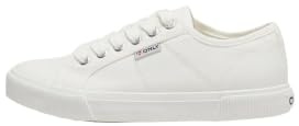 Only ONLNICOLA Canvas Noos Sneaker, da Donna, Bianco, 37 EU, Bianco, 37 EU