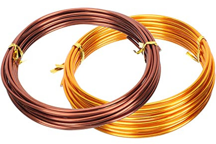 Sosoport 4stücke Bonsai Aluminium Für Bonsai Training Bastelprojekte Gold Und Antikbronze Für Pflanzen Und Gartenarbeit