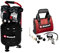 Einhell Kompressor TE-AC 24 Silent (750 W., max. 8 bar, 24 l-Tank, 135 l/min Ansaugleistung, Drehzahl 1450 min^-1, Manometer, Schnellkupplung, ölfrei, inkl. 10-tlg. Druckluftset)