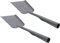 Ciieeo 2pcs Iron Coal Ash Shovels Heavy Duty Scoops for BBQ, Fireplace, Garden, and Home Use