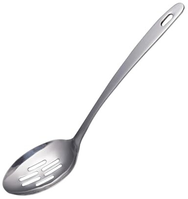 Slotted Spoon Stainless Steel Cooking Spoon Kitchen Serving Spoon, 13inch/33cm