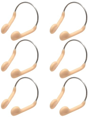 VBSYUYQ Nose Clip Swimming,6 PCS Nose Plug Nose Clips Protector with Box Swim Nose Protector for Kids Adults Swimming Training Beginners Competitions