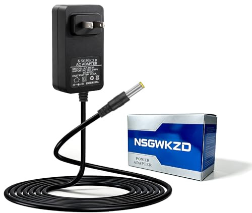 Alimentatore a pedale per chitarra, 9 V 3 A (max), adattatore AC DC 5,5 mm x 2,5 mm centro negativo, caricabatterie per la maggior parte delle tastiere a pedaliera da 9 Volt 0,5 A 1 A 1,5 A 2 A 2,5 A