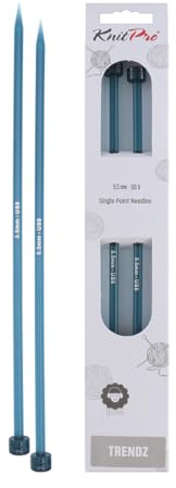 KnitPro KP51212 Aiguilles Simple Pointes Bois Multicolore 35 cm x 5,50 mm