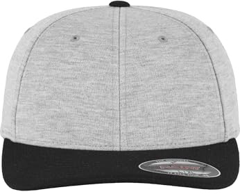 Flexfit Cap Double Jersey 2-Tone, Gry/Blk, S/M, 6778T