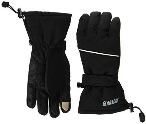 Gregster 12052-130 Guanti da Sci E Snowboard, Uomo, Nero, XL