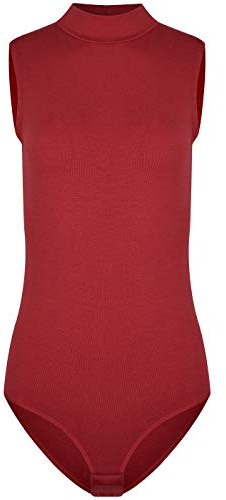 Evoni damkropp utan remmar | dam overall bodysuit med halva krage | låskrokar | olika färger och storlekar | underdel kropp med optimal passform | stilfull damkropp