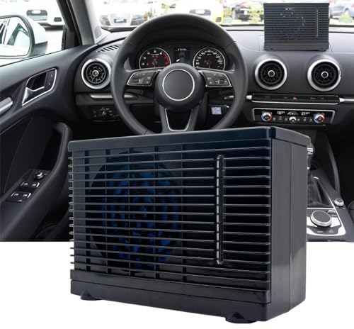 Riloer Mini Refrigerador del Coche del Hogar del Aire Acondicionado 12V, Fan Evaporativa del Agua de Enfriamiento, Portátil