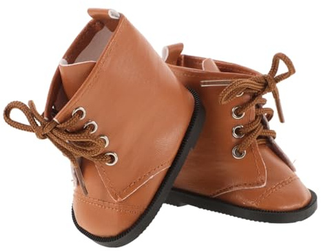 Botas de Juguete para Muñecas 18 Pulgadas, 1 Par de PU
