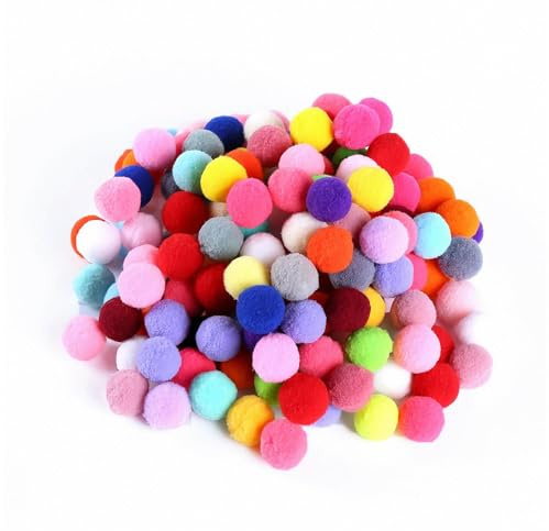 200 Pieces Craft Pom Poms,Pom Poms,Pompoms for Crafting,Pom Poms Craft,Pompoms,Mini Pom Poms,Pom Pom,Mini Pom Poms for Crafting,Small Pom Poms for Craft,Polyester Pom Poms(Colorful)