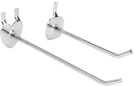 Gatuida 20pcs Heart-Shaped Apple-Shaped Iron Hooks for Slatwall Supermarket Home Supplies Professional DIY Use