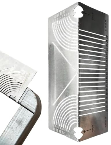 Strumento Marcatura Tubi Per Curve E Angoli - Goniometro Di Precisione Per Piegatura Metallo, Tracciatore Archii Per Lavori Fabbro E Idraulica, Dima Di Misurazione Accurata | Attrezzo Professionale